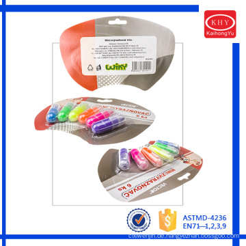 Mini pill style blister package multicolor highlighter pen